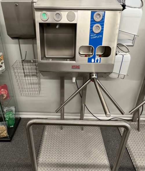 Entry Control Hand Sanitizer and Hand Wash Station
